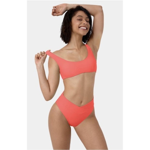 HALARA Other - HALARA Bikini Top Women’s X-Small XS Orange NWT Sporty Swimwear $23 MSRP